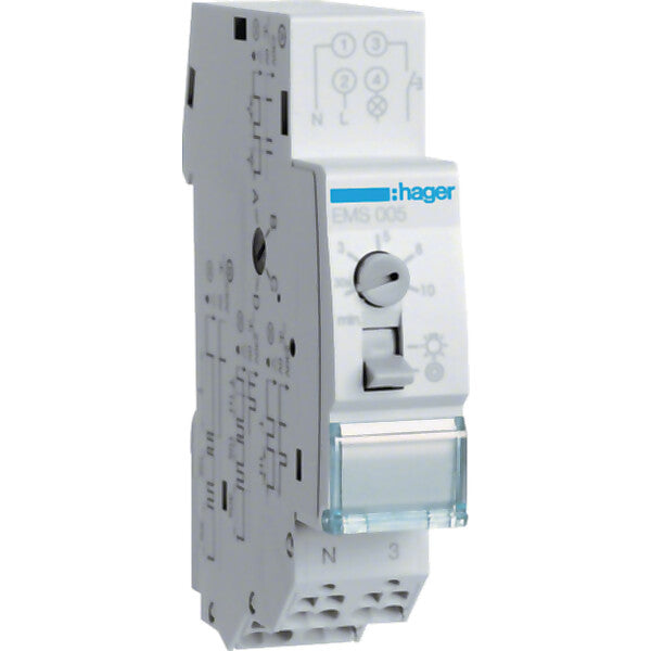 Hager Treppenlichtzeitschalter Multifunktion EMS005
